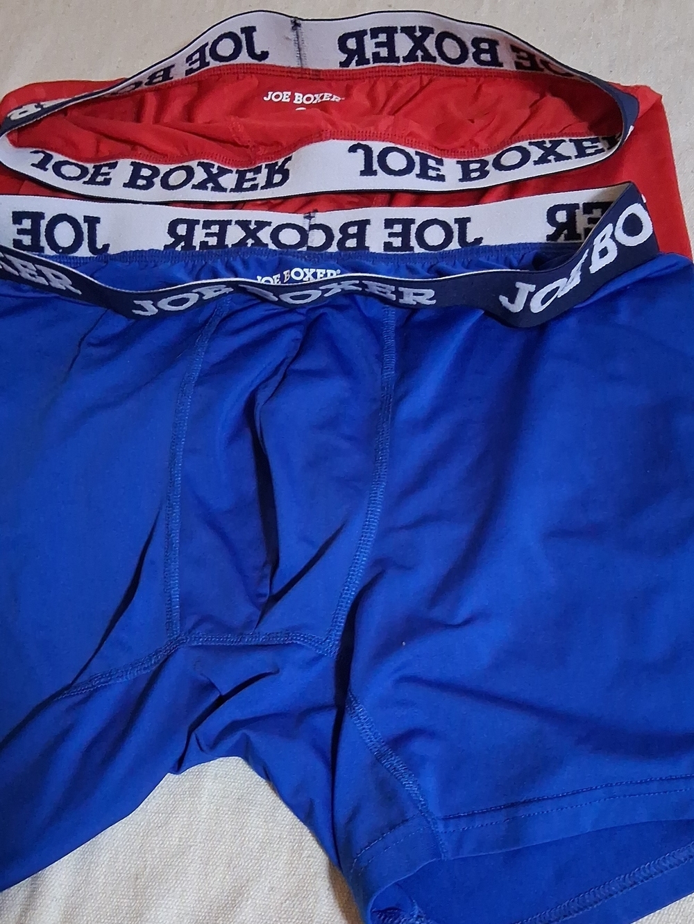 Joe Boxer Blue and Red Men's Boxer Briefs Pack